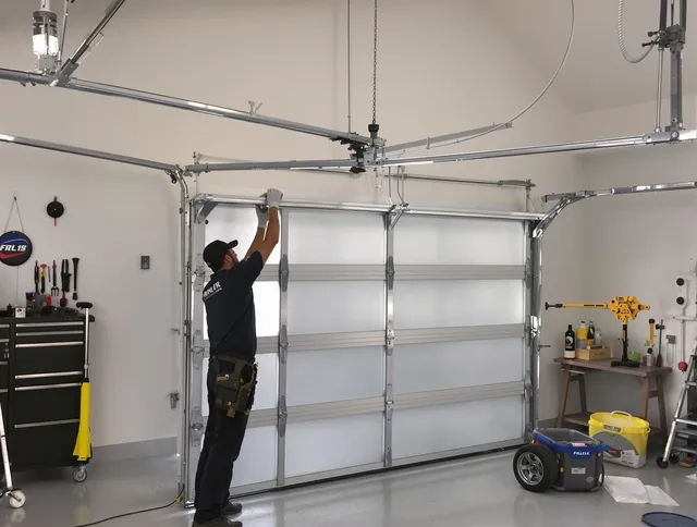 North Royalton Garage Door Repair certified team performing precision garage door installation in North Royalton