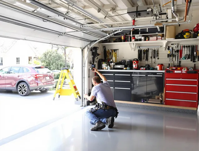 Local garage door repair service by North Royalton Garage Door Repair in North Royalton